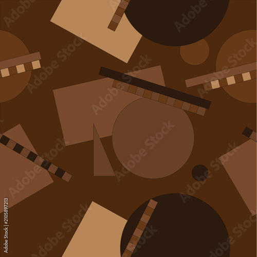 80s Repeat Pattern 2_Brown