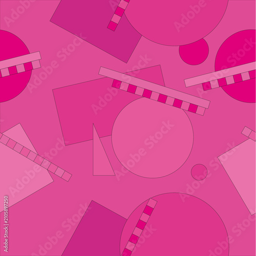 80s Repeat Pattern 2_Pink