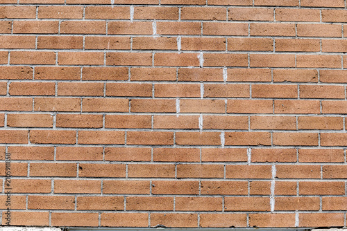 Quadro su tela Concrete repairs in a brick wall