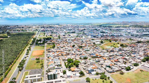 Aerial view of the Riacho Fundo II is an administrative region of the Federal District, located about 18 km from Brasília. Founded in May 1995, it is home to more than 85,000 residents. DF, Brazil 202