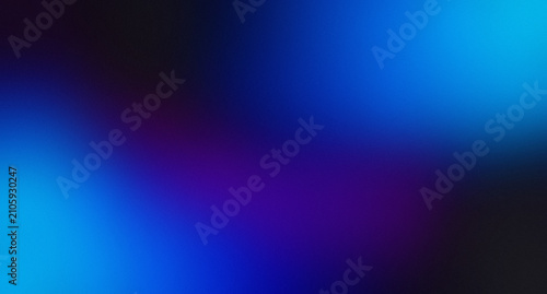 Fotografie Abstract blue and purple gradient background with subtle grain texture, smooth c