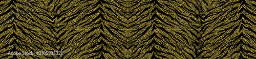 Photography Modern tiger skin pattern background with abstract maze textures and black gold