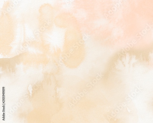 Nude gradient abstract watercolor texture background. Soft, minimalist hand-drawn wash for modern design, wedding elegant invitations, stationery, trendy wallpaper, and creative digital art projects.