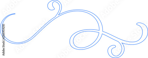 Foto Vintage Swirl Ornament Icon Vector Decorative Flourish Elegant Filigree Scroll B