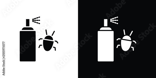 Foto Insecticide icon flat symbols pack