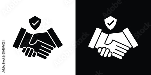 Photos Trust icon flat symbols pack