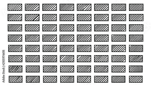 Foto Abstract Pattern of Hatching Rectangles
