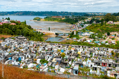 Fotografie Cemetery in Castro - Chile