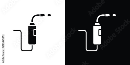 Quadro su tela Welding icon minimal artwork collection