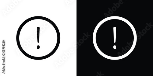Canvastavla Information icon lineart symbols pack. EPS10