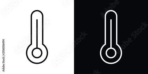 Canvastavla Temperature icon