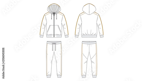 Casual jersey suits (for sports, training