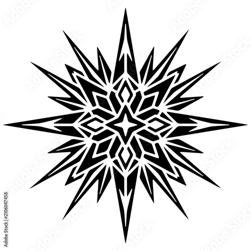 Abstract Starburst Shapes for Graphic Design