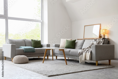 Modern living room interior...