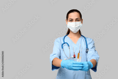 Portrait of female doctor i...