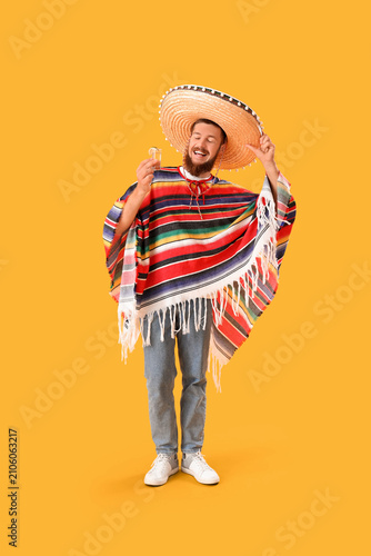 Handsome young man in Mexic...