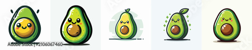cute avocado 3d
