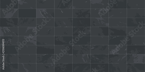 Konstfotografi Horizontal grey stone tile cladding texture wall background with cladding backgr
