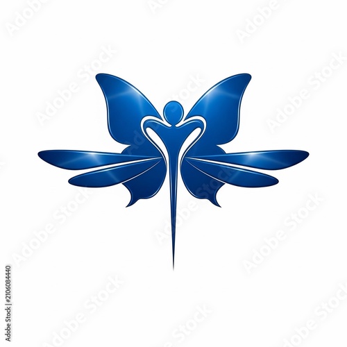 Azure Awakening: A Liminal Dance of Spirit and Flight