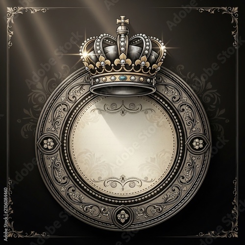 Gilded Majesty: A Crown's Silent Reign
