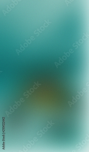 Soft teal gradient fades to muted green center. Texture whispers like brushed fabric or misty water.