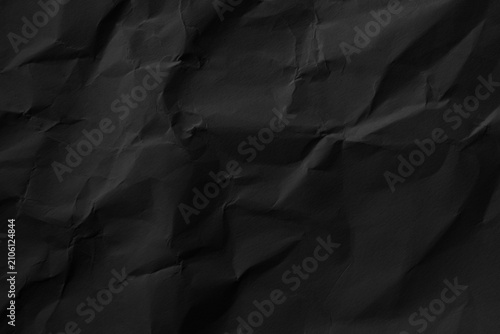 Paper crumpled background texture black wall abstract dark design wrinkled old wheat folder poster, art retro card grunge stone concrete wallpaper board cavas surface creased torn rough