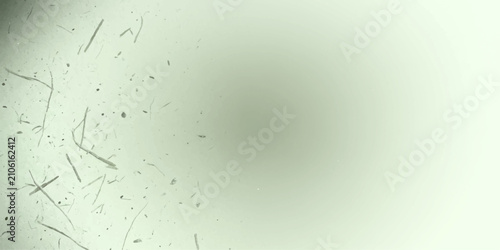 Quadro su tela Microscopic view of fine fibers and organic matter suspended in a liquid medium, resembling a celestial dust cloud or cellular structure