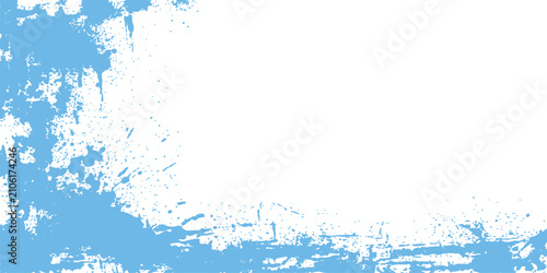 Fotografía Abstract Grunge Texture: A dynamic, abstract grunge texture featuring a bold blue and white color palette, perfect for adding a touch of raw, artistic flair to any design project