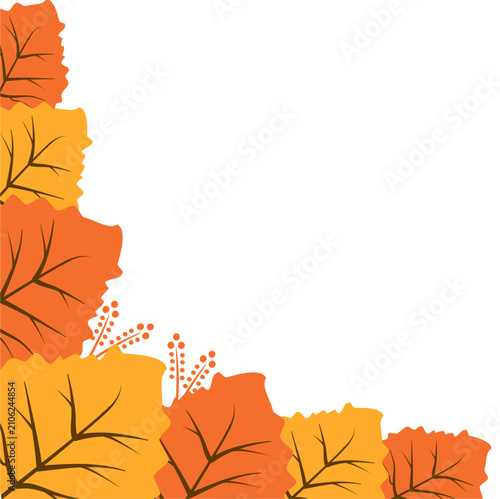 Autumn Leaves Corner Decoration