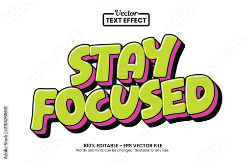 Editable Pop Art Comic Vector Text Effect Graphic Style Template for Poster Banner and Sticker