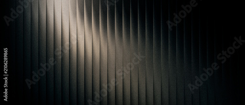 Принти на полотні Ribbed abstract background of vertical textured panels with dramatic side lighti
