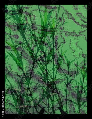 abstract background with tree