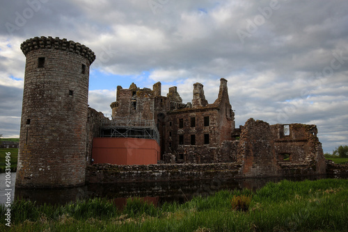 Принти на полотні Caerlaverock Castle general view, England