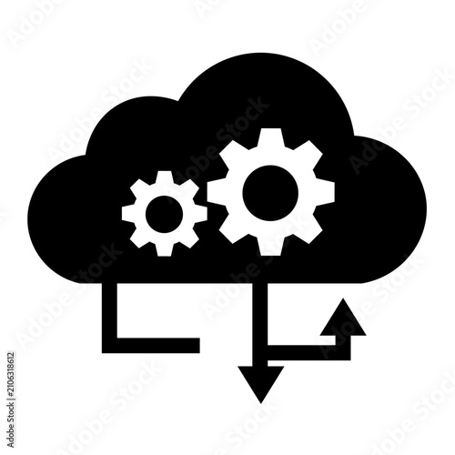 Cloud Computing Service with Gears and Data Transfer