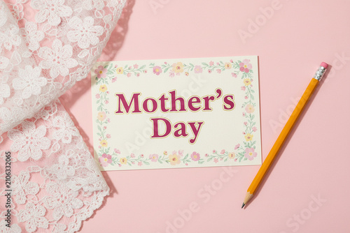 A Mother's Day greeting card