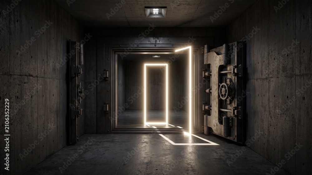 Fototapeta premium Zero Trust Security Digital Access Gateway Concept
