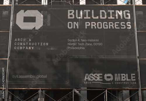 Scaffolding Advertisement Mockup