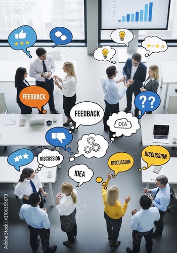 Ideas Flowing: A Lively Gathering of Collaboration and Feedback