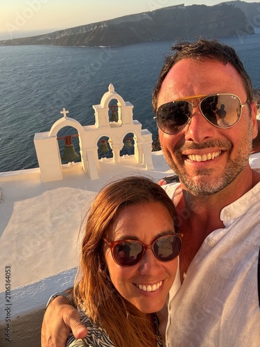 Selfie a Santorini