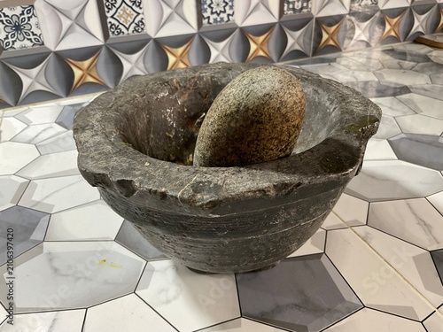 Foto mortar and pestle