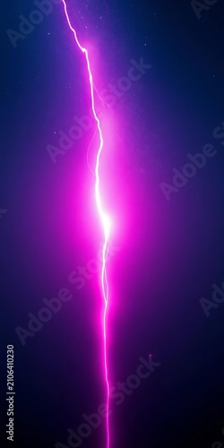 Cosmic explosion of pink light streaks across dark blue sky, astronomy, vibrant