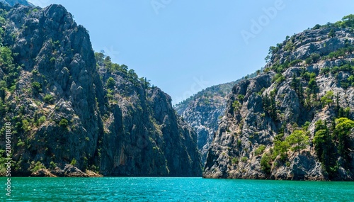 Fotografie Antalya, Turkey - July 15, 2026: View of Green Canyon near Manavgat, Antalya, Tu