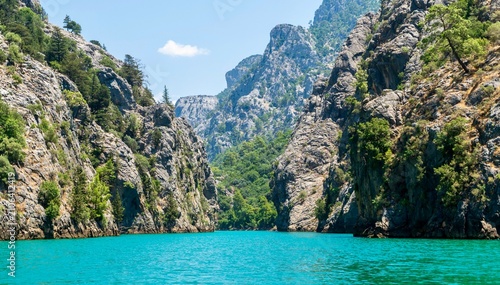Fotografie Antalya, Turkey - July 15, 2026: View of Green Canyon near Manavgat, Antalya, Tu