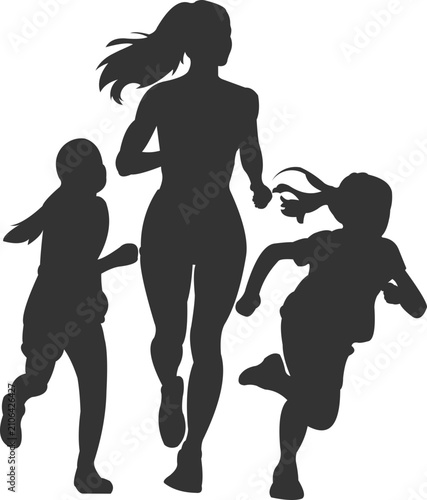 Running Silhouette