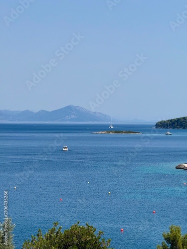 Typical landscape of the Mediterranean sea 