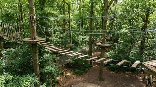Exploring Thrilling Adventure Park High Above Ground