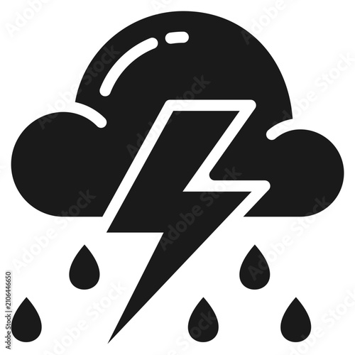 Foto Illustration elements of Storm