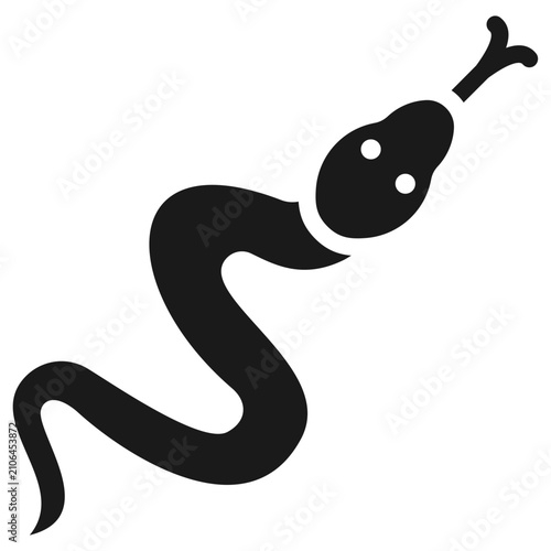 Konstfotografi Illustration elements of Snake