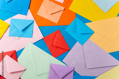 Foto Colorful envelopes