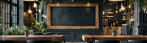 Industrial Chic Cafe Interi...